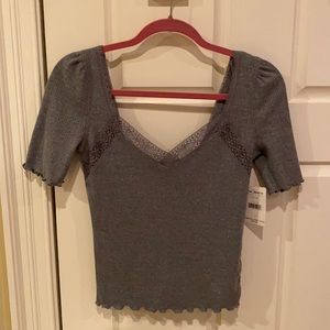 Free People Short Sleeve Shirt